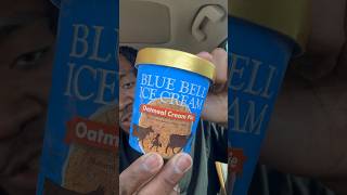 Blue Bell Ice Cream Oatmeal Cream Pie #foodreview #food #bluebell #icecream #oatmealcreampie