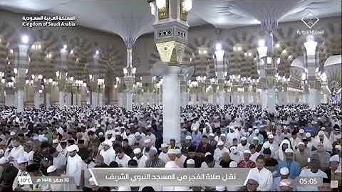 صلاة الفجر للشيخ د. #خالد_المهنا 30 صفر 1446هـ سورة الأنعام 74-90 #المسجد_النبوي