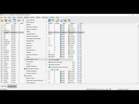 SPSS - Rank Biserial Coefficient (one-sample)