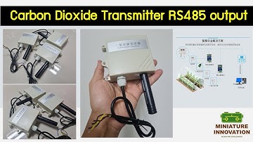 เซนเซอร์คาร์บอนไดออกไซด์ Carbon Dioxide Transmitter RS485 output : miniature innovation