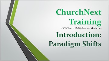 CNT part 1: Paradigm Shifts