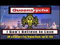 Queensryche - I Don't Believe In Love - Live at Neptune's Park, Virginia Beach, July 30, 2025