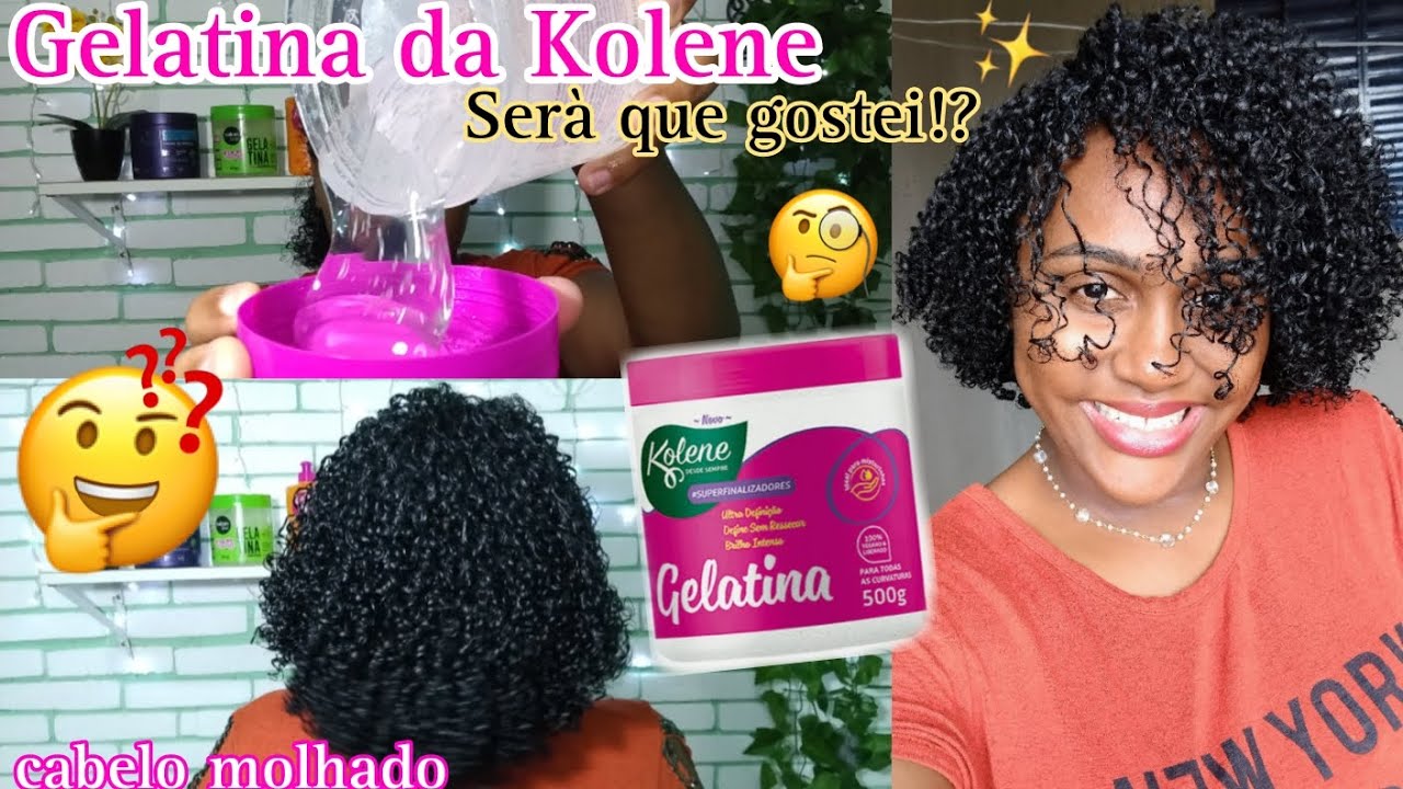 Testei a gelatina da Kolene ✨