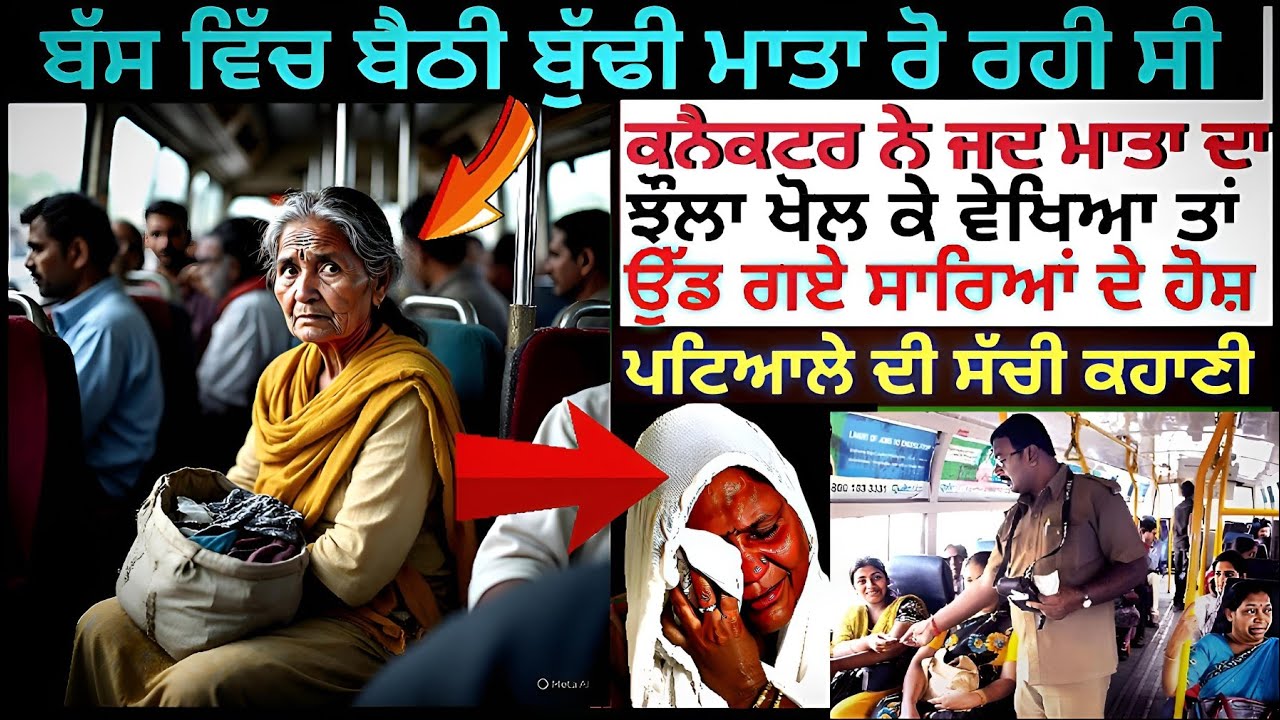 ਬੱਸ ਵਿੱਚ ਬੈਠੀ ਬੁੱਢੀ ਮਾਤਾ ਰੋ ਰਹੀ ਸੀ ਜਦ ਉਸਦਾ ਚੋਲਾ ਖੋਲ ਕੇ ਵੇਖਿਆ ਤਾਂ ਉਹ ਡੱਗੇ ਹੋਸ਼। Punjabi kahani। Story