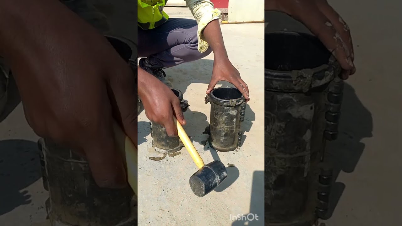 Ready Mix Concrete Sampling Specimen Making As Per ASTM C172 C31 Rmc Specimens Astm