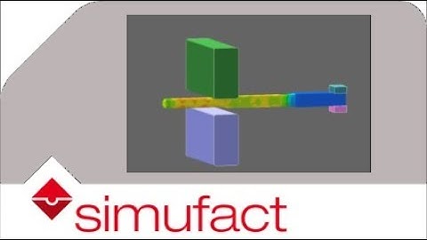 Material flow of a cogging process | Simufact