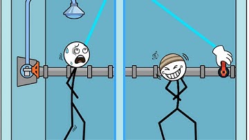 Thief Puzzle 1 - Stickman Game - NOOB VS PRO All Level - Gameplay Level 172-194