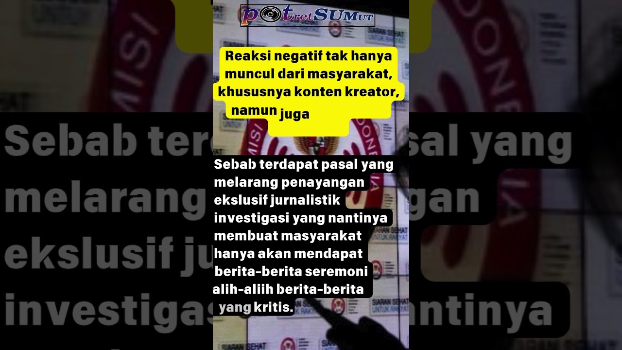 Obejrzyj Revisi UU penyiaran Wajibkan Youtuber sampai TikToker VErifikasi Konten ke KPI w YouTube Obejrzyj Revisi UU penyiaran Wajibkan Youtuber sampai TikToker VErifikasi Konten ke KPI w YouTube