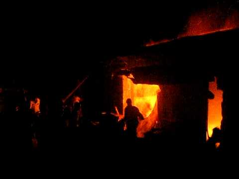 Kumba market on fire...