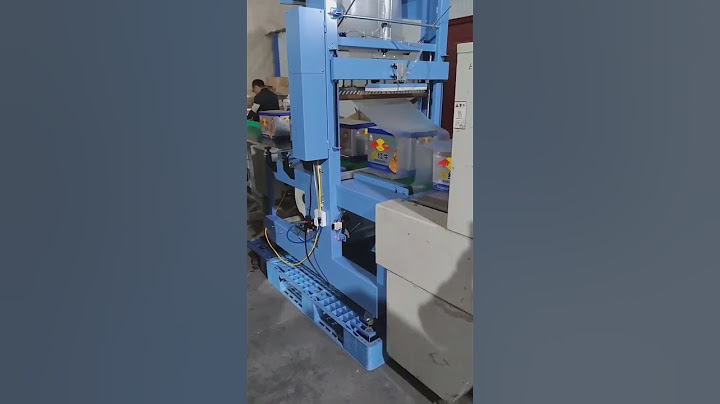 Automatic  shrink wrapping machine for mineral water bottles