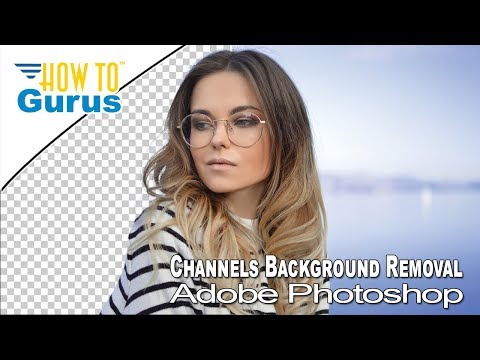 Background Removal and Change using Channels in Adobe Photoshop CC  CS CS Tutorial