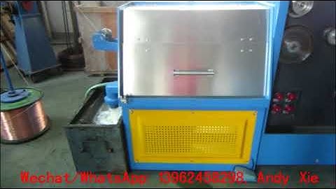 Copper Intermediate & Fine Wire Drawing Machine + Auto Dual Bobbin Take-up