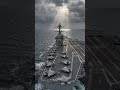 Full US Navy Carrier Strike Group Formation 💪 #Fleet #Navy #Shorts