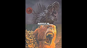 Godzilla 2014 VS Skar king #short#edit
