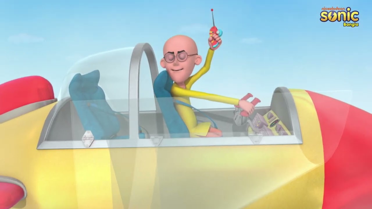 মোটু পাতলু উদ্দে জন কে মিসাইল মে | Motu Patlu | Motu Patlu fly in John's missile