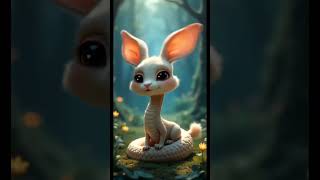snake and rabbit transformation #animation #trending