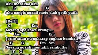 Sayang Via Vallen Chord lirik