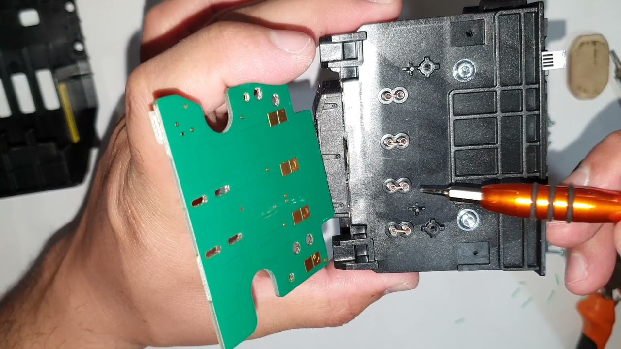 Puenteo de Cabezal y rellenado de Cartuchos HP Officejet Pro 8600 Plus -  YouTube