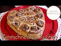 Beste Zimtschnecken! 💗Hefeschnecken-Kuchen: Herztorte zum Valentinstag | Rezept von Sugarprincess