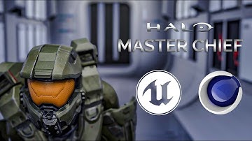 "Master Chief" From HALO 5 in Unreal engine 4 and Cinema4D