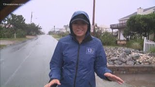 Deteriorating weather conditions in Sandbridge