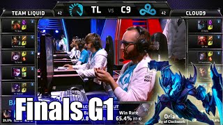 Team Liquid vs Cloud 9 | Game 1 Finals S5 NA LCS Regional Qualifier for Worlds | TL vs C9 G1