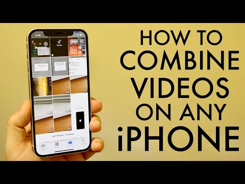 Video: Hoe voeg je video's samen op de iPhone?