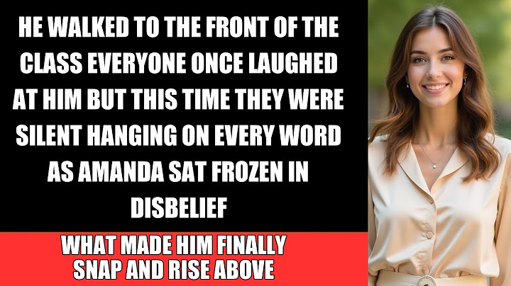 She Doubted Me in Front of Everyone – So I Made Her Regret It Mid-Lecture…