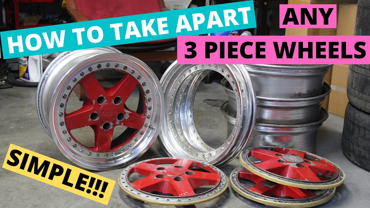 How To Separate 2 Piece Wheels