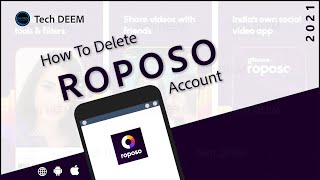 How To Delete Roposo Account | #Shorts | 2021 screenshot 3