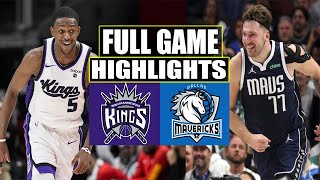 Sacramento Kings vs Dallas Mavericks FULL GAME HIGHLIGHTS | March 29 | 2024 NBA Season