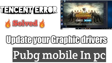 How to update Graphic drivers? |||| PUBG mobile in Tencent Gaming buddy ||||