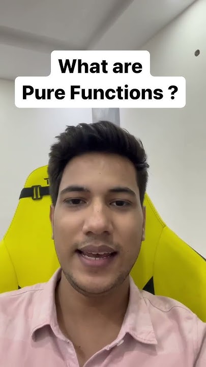 What are pure functions ? - YouTube