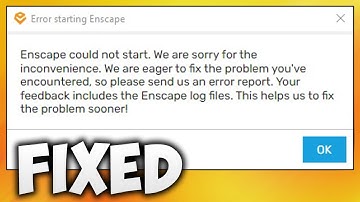 How to Fix Enscape Could Not Start We are Sorry for the Inconvenience - Error Starting Enscape