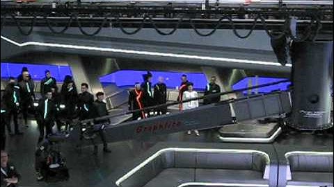 Tron Legacy (Behind the Scenes) - Fight Scene-  Overhead Graphlite Motion Control Crane