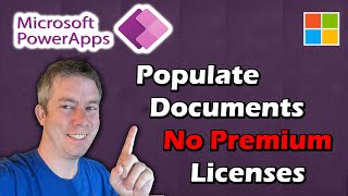 Fill Out Word through Power Apps No Premium Licenses Needed