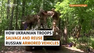 How A Wrecked Russian Armored Vehicle Is Now Fighting For Ukraine