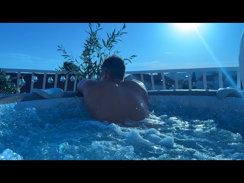 Vacation ASMR | Jacuzzi, Tapping on Objects in Apartment