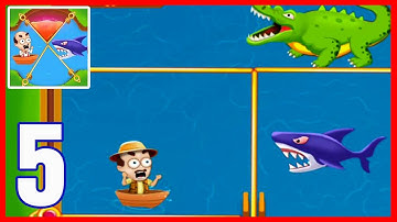 Save Daddy – Pull the Pin Game - Gameplay Walkthrough Part 5 - All Levels (Android,iOS)