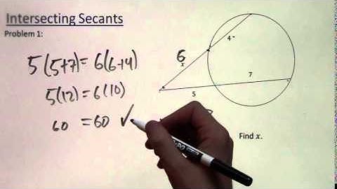 Intersecting Secants
