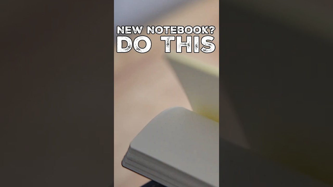 FIRST 5 Things To Do With A New Notebook