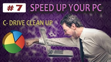 speeding up your pc disk clean up cdrive part 7