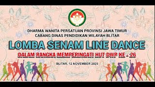 Download Lagu LIVE ! LOMBA SENAM LINE DANCE  | DHARMA WANITA PERSATUAN CABDINDIK BLITAR 2025|| MP3