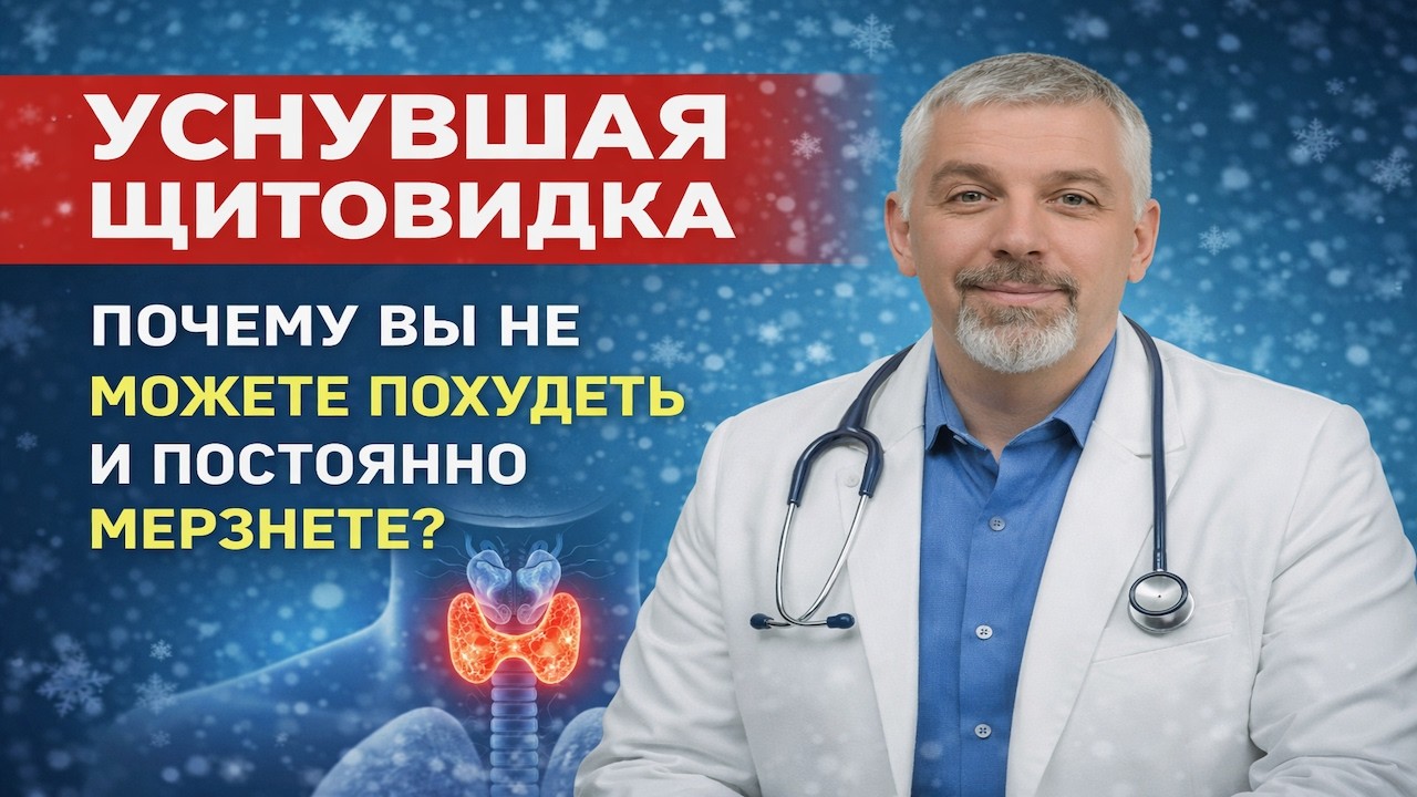 Уснувшая щитовидка  почему вы не можете похудеть и постоянно мерзнете
