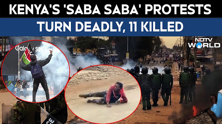Kenya Protests | Nairobi Is Locked Down As Kenyan Police Clash With Protesters & 11 Are Killed