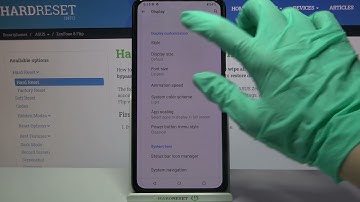 Font Style and Display Settings - ASUS ZenFone 8 Flip