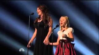 Jackie Evancho and  Sarah Brightman - Time to Say Goodbye - America's Got Talent