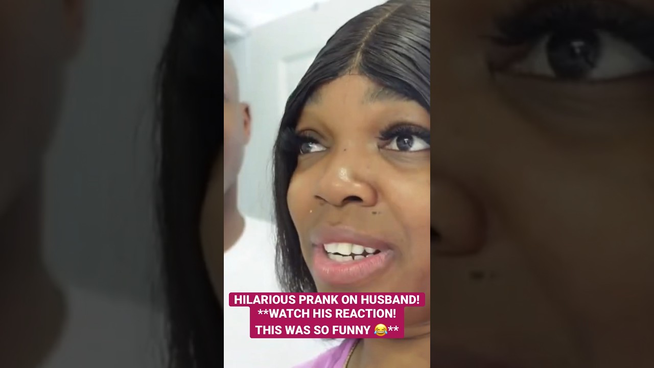 WEARING MY WIG LOW TO SEE MY HUSBAND'S REACTION! 