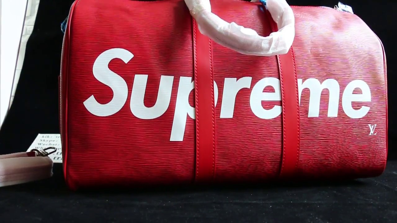 LV Supreme Travel Bag YouTube