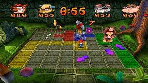 Crash Bash Gameplay   Gem Challenge 3 Pogo Painter